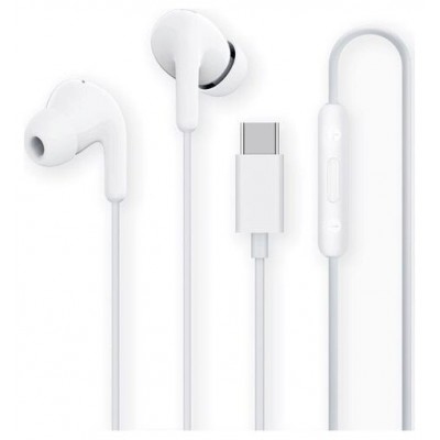 AURICULARES C/MICROFONO XIAOMI EARPHONES TYPE C WHITE (Espera 4 dias) en Huesoi