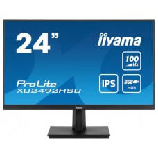 MONITOR IIYAMA 24" PROLITE SLIM XU2492HSU-B6, IPS, 100HZ, 0,4 MS, USB, HDMI, DISPLAYPORT, ALT 2x2W, INCLI (Espera 4 dias) en Huesoi
