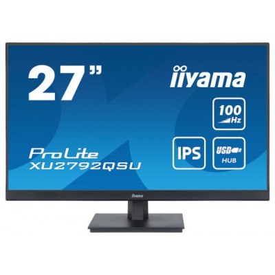 MONITOR IIYAA 27" PROLITE XU2792QSU-B6, IPS WQHD, 100HZ, 0,4MS, USB, HDMI, DISPLAYPORT, ALT 2x2W, INCLI (Espera 4 dias) en Huesoi