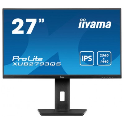 iiyama ProLite XU2793QS-B6 pantalla para PC 68,6 cm (27") 2560 x 1440 Pixeles 2K Ultra HD LED Negro (Espera 4 dias) en Huesoi