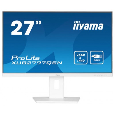 iiyama ProLite XUB2797QSN-W1 pantalla para PC 68,6 cm (27") 1920 x 1080 Pixeles Full HD LED Blanco (Espera 4 dias) en Huesoi