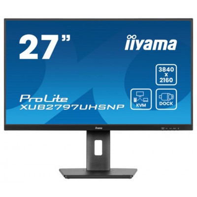 MONITOR IIYAMA 27 PULGADAS, IPS, DOCK, KVM, 96W, 3X3.2 1XC (Espera 4 dias) en Huesoi
