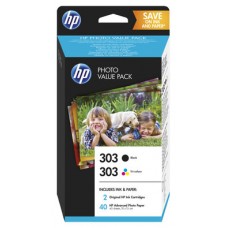 TINTA HP Z4B62EE 303 NEGRO+303 COLOR PHOTO VALUE PACK (Espera 4 dias) en Huesoi