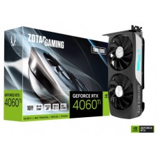 VGA ZOTAC RTX 4060 TI 16GB TWIN EDGE,NV,RTX4060TI,GDDR6,16GB,128BIT,HDMI+3DP,2 VENTILADORES (ZT-D40620E-10M) (Espera 4 dias) en Huesoi