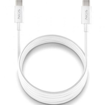 CABLE USB-C A USB-C ZYRO 60W 1 M BLANCO NGS (Espera 4 dias) en Huesoi CABLE USB-C A USB-C ZYRO 60W 1 M BLANCO NGS (Espera 4 dias) en Huesoi
